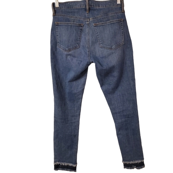 Loft Skinny Jeans Raw Hem - Picture 2 of 9